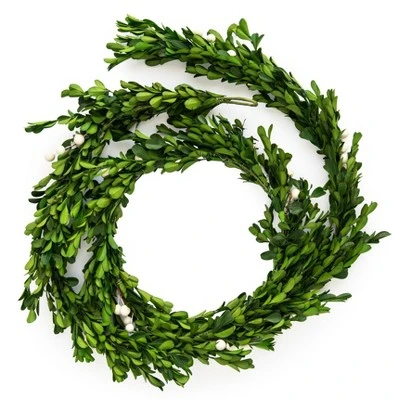 Sugar Paper + Target 6ft Preserved Boxwood Garland - Sugar Paper™ + Target 4 Sugar Paper + Target 6ft Preserved Boxwood Garland - Sugar Paper™ + Target - Image 2