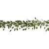 Noma Pre-Lit 9 Foot Artificial Eucalyptus Christmas Garland Holiday Decor with Battery Operated Warm White LED Lights for Banisters & Doorways, Green -Northlight Christmas Store GUEST a7181427 7b85 41da 85b7 e84953906046