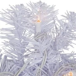 Northlight 9' x 10" Pre-lit White Mixed Pine Artificial Christmas Garland - Clear Lights -Northlight Christmas Store GUEST a7b17305 bee7 4737 b8cd 5327a586eb4e