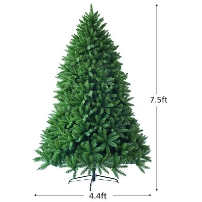 Costway 7.5ft Artificial Christmas Fir Tree 1968 Branch Tips 4 Costway 7.5ft Artificial Christmas Fir Tree 1968 Branch Tips - Image 2
