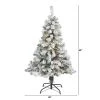4ft Nearly Natural Pre-Lit LED Flocked Rock Springs Spruce Artificial Christmas Tree Clear Lights -Northlight Christmas Store GUEST a8f23945 f06a 4072 a840 a865d355a3f0