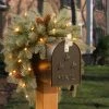 National Tree Company 36" Frosted Arctic Spruce Mailbox Swag with Battery Operated Warm White LED Lights -Northlight Christmas Store GUEST a9275e91 632a 4e9b bf9e 9088a8332024