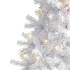6ft Nearly Natural Pre-Lit LED White Artificial Christmas Tree Clear Lights -Northlight Christmas Store GUEST a9798147 e19f 4af0 bede 0b8452d475ce