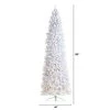 Nearly Natural 10-ft Slim White Artificial Christmas Tree with 800 Warm White LED Lights and 2420 Bendable Branches -Northlight Christmas Store GUEST a9c21cb5 5d2f 40c2 8862 c1e54364dd4d