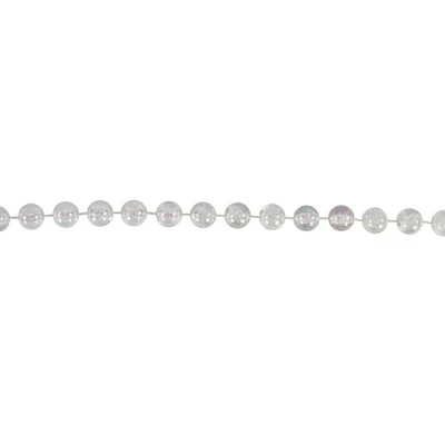 Northlight 33' x .5" Clear Iridescent Beaded Artificial Christmas Garland, Unlit 3 Northlight 33' x .5" Clear Iridescent Beaded Artificial Christmas Garland, Unlit