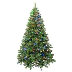 National Tree Company First Traditions Pre-Lit LED Sagamore Artificial Christmas Tree Multicolor Lights -Northlight Christmas Store GUEST ab96264f b395 4703 b039 361de72d328b