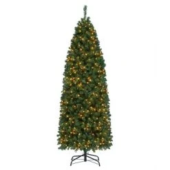 Yaheetech Pre-lit Slim Pencil Artificial Christmas Tree, Green -Northlight Christmas Store GUEST aba0f3e0 a89b 419d a465 40385b4e097d