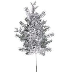 Allstate Floral 28" Snow Pine Frosted Christmas Spray