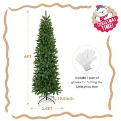 Costway 6 FT/7.5 FT Pre-Lit Hinged Artificial Christmas Tree w/ 648/796 Tips & 270/350 LED Lights 15 Costway 6 FT/7.5 FT Pre-Lit Hinged Artificial Christmas Tree w/ 648/796 Tips & 270/350 LED Lights -Northlight Christmas Store GUEST ae7c7c88 ff39 47ca a18d 63be05a186ab