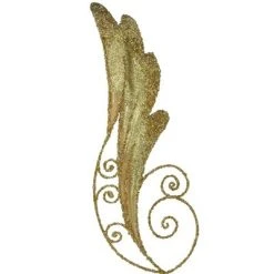 Allstate Floral 24" Glittered Gold Angel Wing Artificial Spring Craft Pick