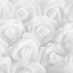 Bright Creations 100 Pack Stemless Foam Flowers, 3 Inch Black and White Roses Artificial for Decorations, Crafts, Wedding Receptions, 50 of Each Color -Northlight Christmas Store GUEST af82d1a7 5849 4940 b5d2 59dce9b442bd