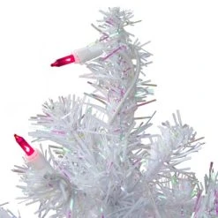 Northlight 2' Pre-Lit White Pine Slim Artificial Christmas Tree - Pink Lights -Northlight Christmas Store GUEST b0e1b7f4 0ba6 4a48 8c07 da13aa822efc