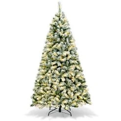 Tangkula Pre-lit Artificial Hinged Christmas Pine Tree Snow Flocked Decoration Tree 20 Tangkula Pre-lit Artificial Hinged Christmas Pine Tree Snow Flocked Decoration Tree -Northlight Christmas Store GUEST b1d0ee48 1533 4c96 a706 14cc1f2c3b6f