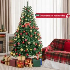 Costway 6ft Hinged Artificial Christmas Tree Unlit Douglas Full Fir Tree w/ 1355 Tips -Northlight Christmas Store GUEST b25e3390 831c 49cb 8725 fcea64063aa0
