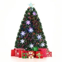 Costway 3FT Pre-Lit Fiber Optic Artificial Christmas Tree with Multicolor Led Lights -Northlight Christmas Store GUEST b28f6123 14c3 48c4 8205 f3bf881c0dc1