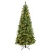 Nearly Natural 8’ Wisconsin Slim Snow Tip Pine Prelit LED Artificial Christmas Tree -Northlight Christmas Store GUEST b38c5a14 4e82 47e0 b180 93f637af227b