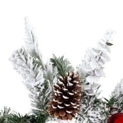 Vickerman Flocked Red and Silver Artificial Garlands 12 Vickerman Flocked Red and Silver Artificial Garlands -Northlight Christmas Store GUEST b3a03e09 8f70 4773 9da0 1be400e7b3a2