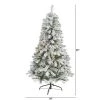 5ft Nearly Natural Pre-Lit LED Flocked Rock Springs Spruce Artificial Christmas Tree Clear Lights 1 5ft Nearly Natural Pre-Lit LED Flocked Rock Springs Spruce Artificial Christmas Tree Clear Lights -Northlight Christmas Store GUEST b47e20c2 784a 4cdb a317 fe274fe7e12f