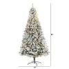 8ft Nearly Natural Pre-Lit LED Flocked Full Rock Springs Spruce Artificial Christmas Tree Clear Lights -Northlight Christmas Store GUEST b572376a 4822 4f04 a97a 5df0be38fc5f