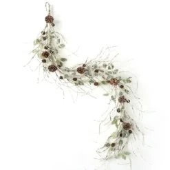 Sullivans Artificial Birch, Leaf and Pinecone Garland 60"L Green -Northlight Christmas Store GUEST b5a44b4c fb3c 4a4e 8f2b 853aa7030b07