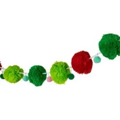 Northlight 46" Green and Red Christmas Wool Beaded Garland - Unlit -Northlight Christmas Store GUEST b608ef74 5ecf 421d ae4d 44b6e358531c