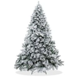 Casafield Snow-Flocked Artificial Pine Christmas Tree with Metal Stand -Northlight Christmas Store GUEST b68c4e41 0712 4809 9f14 8aff4d308b33