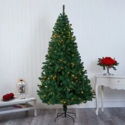 Nearly Natural 8-ft Northern Tip Artificial Christmas Tree with 450 Clear LED Lights -Northlight Christmas Store GUEST b7cb8736 b780 482e 96fe 15d549b46429