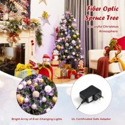 Costway 5ft Pre-lit Fiber Optic PVC Artificial Christmas Tree w/ 449 Branch Tips 18 Costway 5ft Pre-lit Fiber Optic PVC Artificial Christmas Tree w/ 449 Branch Tips -Northlight Christmas Store GUEST b87c754f eb8d 4c5e ade4 d12aa9f5f7b2