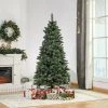 HOMCOM Artificial Snow Dipped Christmas Tree with Pinecones, Holiday Home Indoor Decoration with Foldable Feet -Northlight Christmas Store GUEST b8a76b27 f828 4125 af38 c2eb63af9d3c