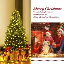 Costway 4Ft Pre-Lit Artificial Christmas Tree Hinged 100 LED Lights -Northlight Christmas Store GUEST b94b1e6d 752c 498a 9ba1 8ad95ef6cd57