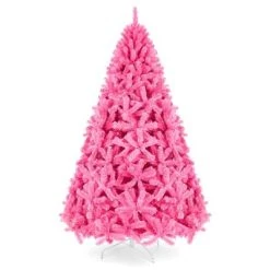 Best Choice Products Artificial Pink Christmas Full Tree Festive Holiday Decoration w/ Stand -Northlight Christmas Store GUEST bb0701e1 0df8 460f bf81 d440f55f6671