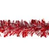 Northlight 12' x 4" Unlit Red/Silver Wide Cut Tinsel Christmas Garland 1 Northlight 12' x 4" Unlit Red/Silver Wide Cut Tinsel Christmas Garland -Northlight Christmas Store GUEST bb32f8b7 b01d 47cc 985a 39c5cdbf03c0