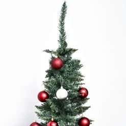 HOMCOM 82.75" Slim Noble Fir Unlit Artificial Christmas Tree with Realistic Branches and 499 Tips -Northlight Christmas Store GUEST bb622cb9 903e 4489 a315 2dbd83bd0cfb