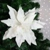 Northlight 24" Cream Glittered Poinsettia Christmas Stem Spray -Northlight Christmas Store GUEST bc2fc9ef 9956 4ac1 96d1 ea4934822121