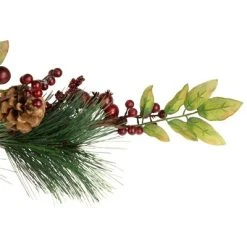 Northlight 4.5' x 5.5" Unlit Snow Dusted Pine Cones, Berries, and Long Pine Needles Artificial Christmas Garland -Northlight Christmas Store GUEST bcdedb68 b9ee 4ddb 9d2e e4fe86580e2e