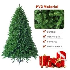 Costway 6ft Premium Hinged Artificial Christmas Fir Tree w/ 1250 Branch Tips -Northlight Christmas Store GUEST bdcd4834 a020 4264 a929 6181a8df307c