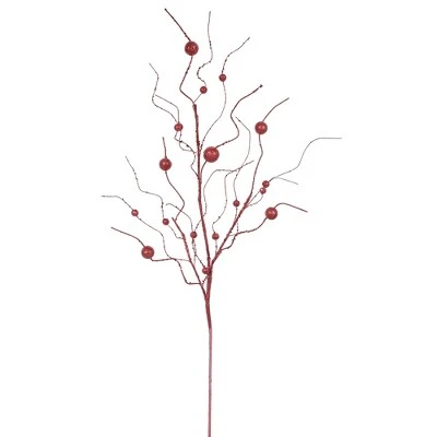 Vickerman 37" Glitter Ball Aritificial Christmas Spray 8 Vickerman 37" Glitter Ball Aritificial Christmas Spray - Image 6