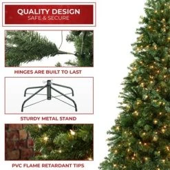 Casafield Pre-Lit Artificial Green Spruce Christmas Tree with Metal Stand 14 Casafield Pre-Lit Artificial Green Spruce Christmas Tree with Metal Stand -Northlight Christmas Store GUEST c112dd3b e6fc 4594 a0d4 fd3b652e64f9
