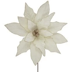 Northlight 24" Cream Poinsettia Christmas Stem Spray -Northlight Christmas Store GUEST c15ec0c3 757d 4ba6 8626 cd659134a792