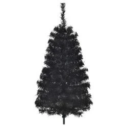 HOMCOM Artificial Christmas Tree with Stand, Xmas Pencil Tree with Halloween Style, Holiday Home Indoor Decoration for Party, Black -Northlight Christmas Store GUEST c2e1c87f 2ee4 442b 8a07 d0cf43fb785f
