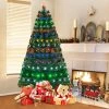Tangkula 6' Pre-Lit Optical Fiber Artificial Christmas Tree w/ Multicolor LED Lights & Stand -Northlight Christmas Store GUEST c3b06af1 fd5a 42d8 affb 74a7e40c93c4