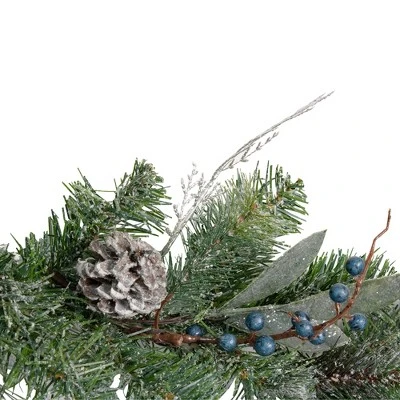 Northlight 6' x 10" Unlit Mixed Pine, Blueberries and Pine Cone Artificial Christmas Garland 3 Northlight 6' x 10" Unlit Mixed Pine, Blueberries and Pine Cone Artificial Christmas Garland