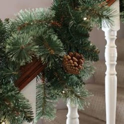 Sunnydaze Decor Sunnydaze Indoor Pre-Lit Artificial Christmas Garland with Pinecones - 9' -Northlight Christmas Store GUEST c483b223 88e7 44e5 a3f8 3fc6c3c06fa8