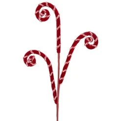 Northlight 27" Red and White Candy Cane Curls Christmas Spray -Northlight Christmas Store GUEST c5172b46 6c8a 4ebd a976 59ce8d536a1e