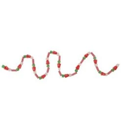 Northlight 4' Faux Gum Drop Candy and Peppermint Swirls Christmas Garland - Unlit -Northlight Christmas Store GUEST c5a76b1c a1e2 423a a1d9 921ee363777f