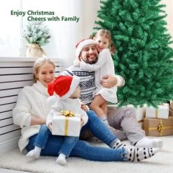 Costway 7ft Iridescent Tinsel Artificial Christmas Tree Green w/1160 Branch Tips 14 Costway 7ft Iridescent Tinsel Artificial Christmas Tree Green w/1160 Branch Tips -Northlight Christmas Store GUEST c66719a4 3896 49c0 9fe7 f11b01baff85