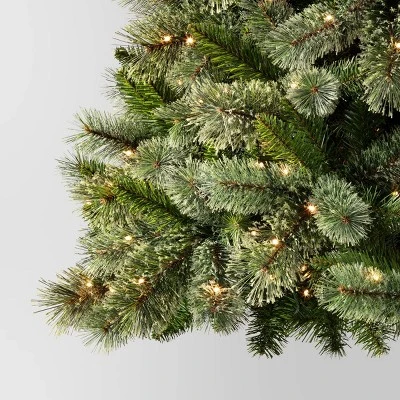 7.5' Pre-lit Virginia Pine Artificial Christmas Tree Dual Color Lights - Wondershop™ 4 7.5' Pre-lit Virginia Pine Artificial Christmas Tree Dual Color Lights - Wondershop™ - Image 2