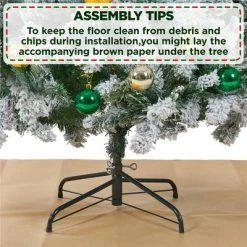 Yaheetech Pre-lit Flocked Artificial Christmas Tree -Northlight Christmas Store GUEST c6e645f2 9ec3 4e67 8652 b88664ca14c9