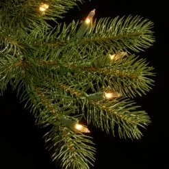 National Tree Company 6.5 ft Pre-Lit 'Feel Real' Artificial Slim Downswept Christmas Tree, Green, Douglas Fir, Dual Color LED Lights, PowerConnect -Northlight Christmas Store GUEST c7d34985 2c67 4a30 b7dc db4382962ee1