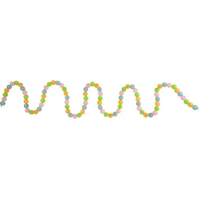 Northlight 6ft Pastel Faux Candy Christmas Garland - Unlit 4 Northlight 6ft Pastel Faux Candy Christmas Garland - Unlit - Image 2